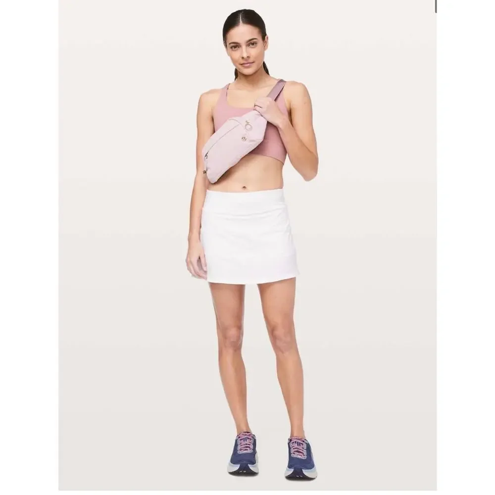 Lululemon Pace Rival Skirt (Tall) *4-way Stretch 15"White size 4 - Picture 2 of 8